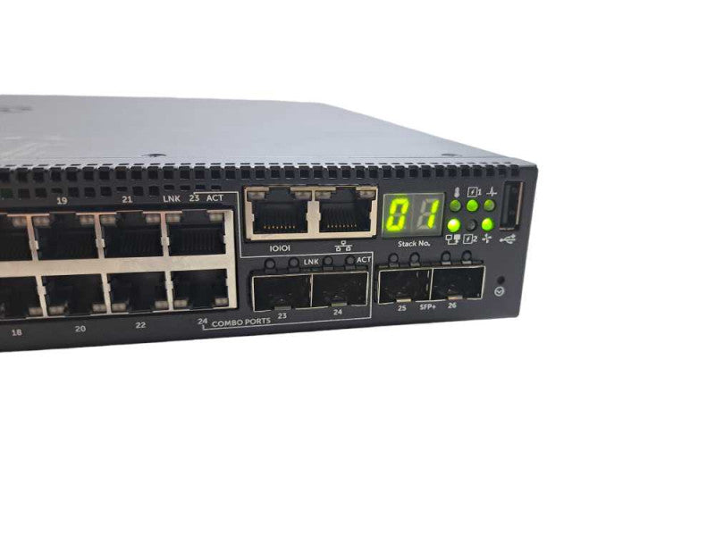 Dell EMC S3124 | 24-Port GbE, 2x Combo RJ-45/SFP | 2x SFP+ Network Switch