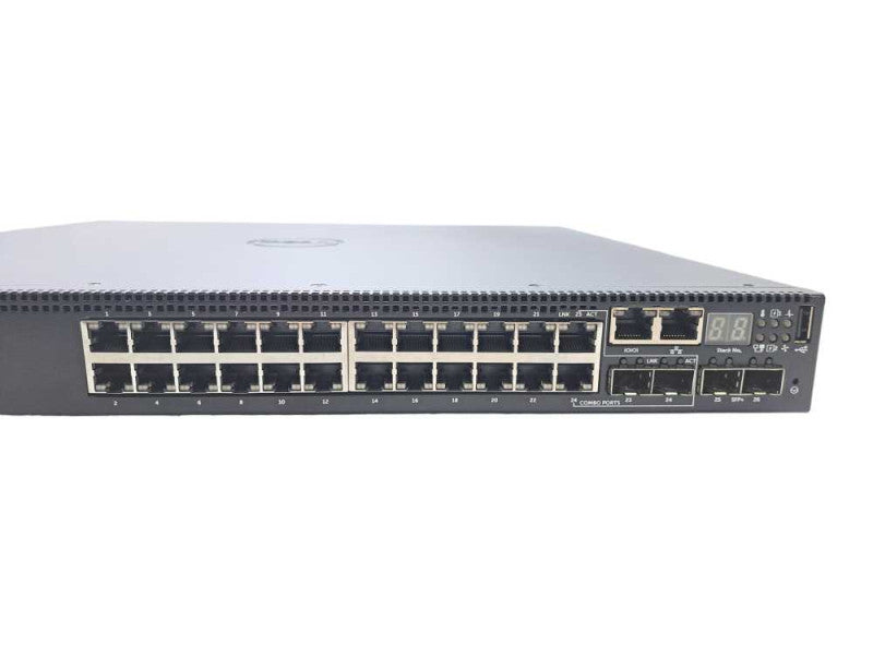 Dell EMC S3124 | 24-Port GbE, 2x Combo RJ-45/SFP | 2x SFP+ Network Switch
