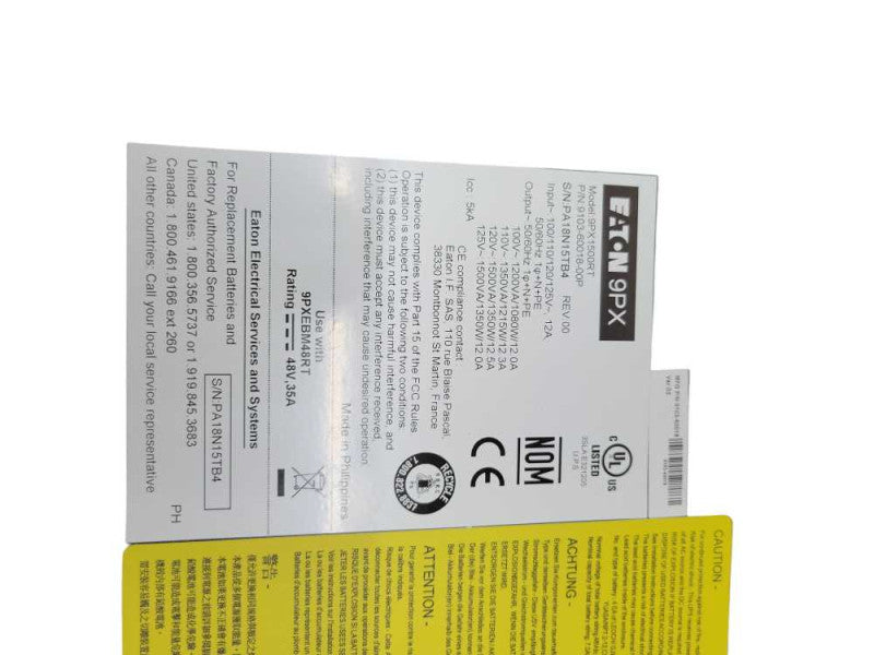 Eaton 9PX Online UPS 1500VA 1350 Watt 120V 2U Network Card %