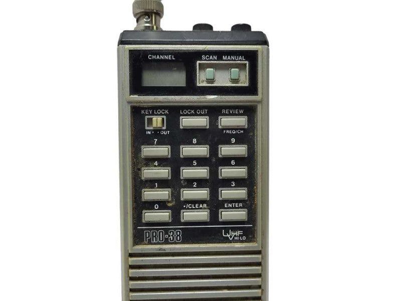 Vinatage Realistic Pro-38 10 Channel Programmable Scanner Vintage 20-139 READ $