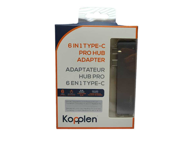 New Kopplen 6 in 1 type-c pro hub adapter  Q$