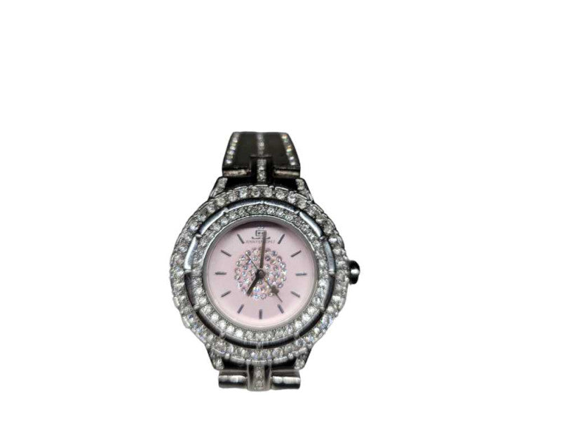 JLo by Jennifer Lopez JL/2393 Silver Bracelet Pink Dial Women\\'s Watch %