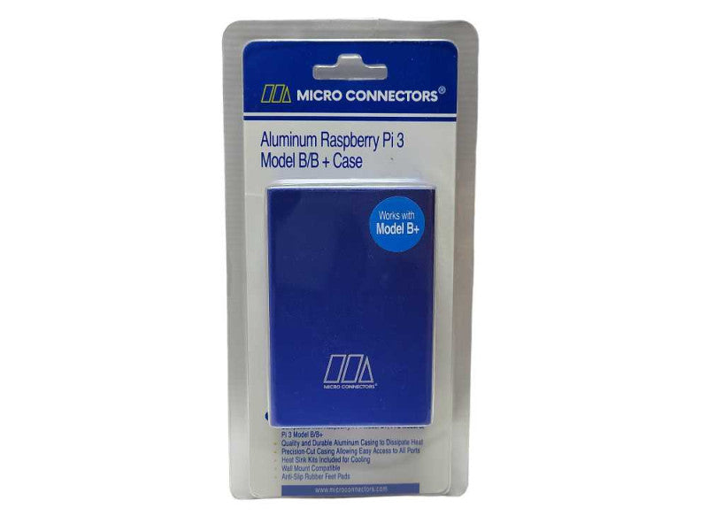 New Micro Connectors Aluminum Raspberry Pi 3 Model B/B + Case  $