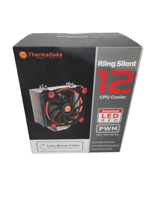 Thermaltake CL-P022-AL12RE-A Riing Silent 12 Red CPU Cooler !