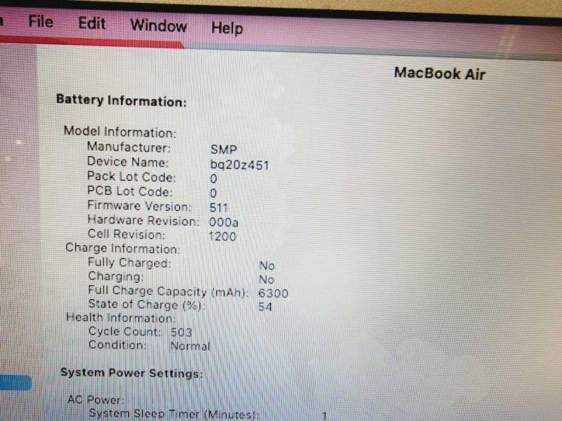 Apple Macbook Air 2017 13\\" Core i7-5650U @ 2.2GHz 8GB DDR3 500GB SSD (