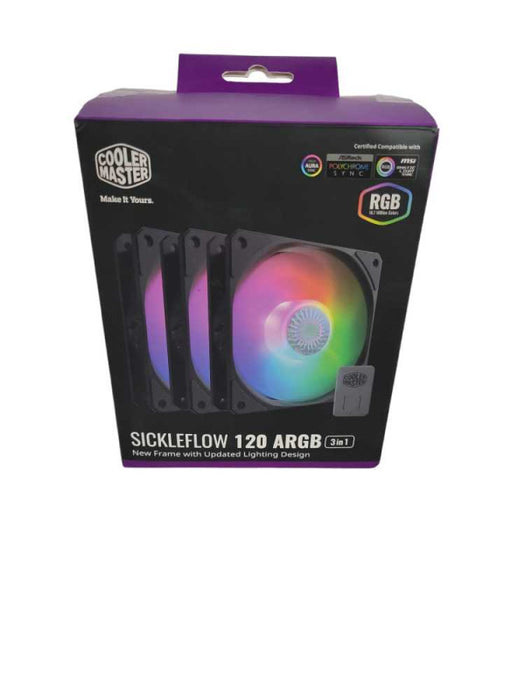 Cooler Master SickleFlow 120 V2 Addressable RGB 3 in 1 Square Frame Fan !