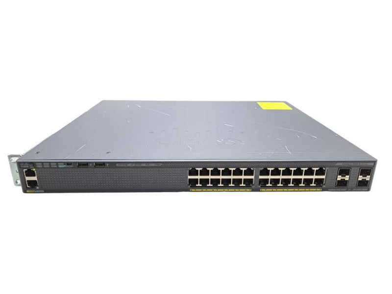 Cisco WS-C2960X-24PS-L V06 | 24-Port Gigabit PoE+ 370W 4x SFP Switch + Stack Q