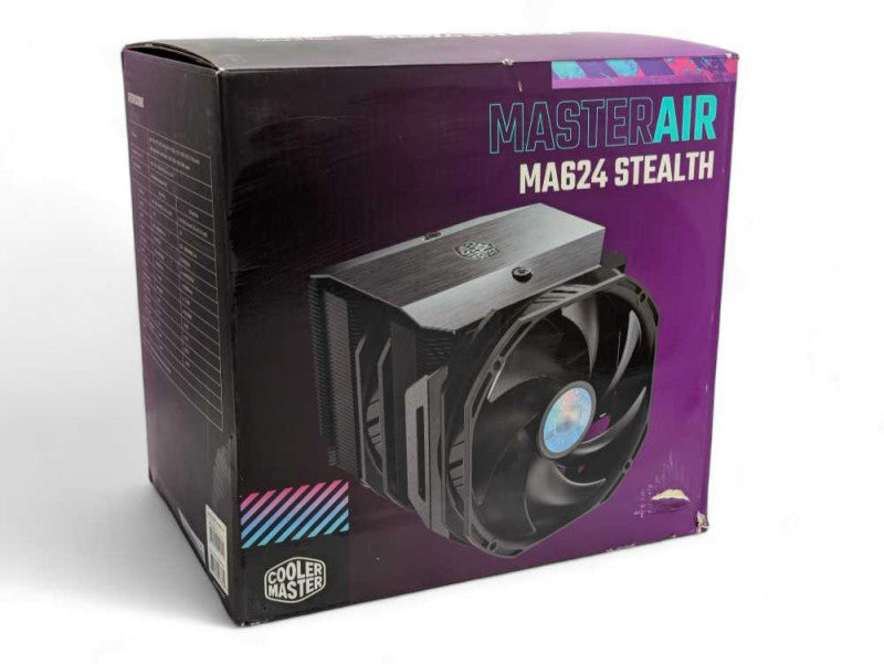 CoolerMaster MasterAir MA624 Stealth Dual Tower CPU Air Cooler  -