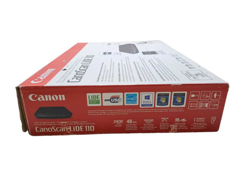 New Open Box Canon CanoScan LiDE 110 Color Scanner