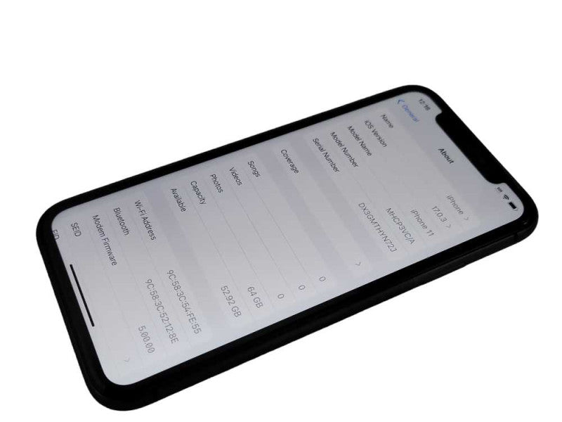 Apple iPhone 11 64GB UNLOCKED, FACTORY RESET _