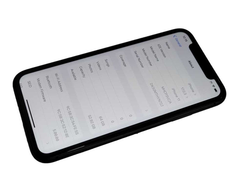Apple iPhone 11 64GB UNLOCKED, FACTORY RESET _