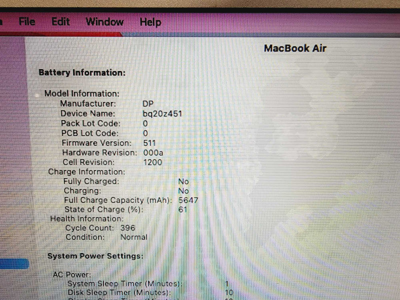Apple Macbook Air 2017 13\\" Core i7-5650U @ 2.2GHz 8GB DDR3 250GB SSD (