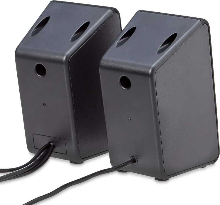 Amazon Basics Computer Speakers for Desktop or Laptop PC | USB-Powered -U213 &