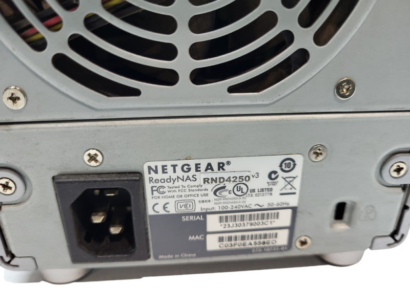 Netgear ReadyNAS NV+ Network Attached Storage RND4250 &