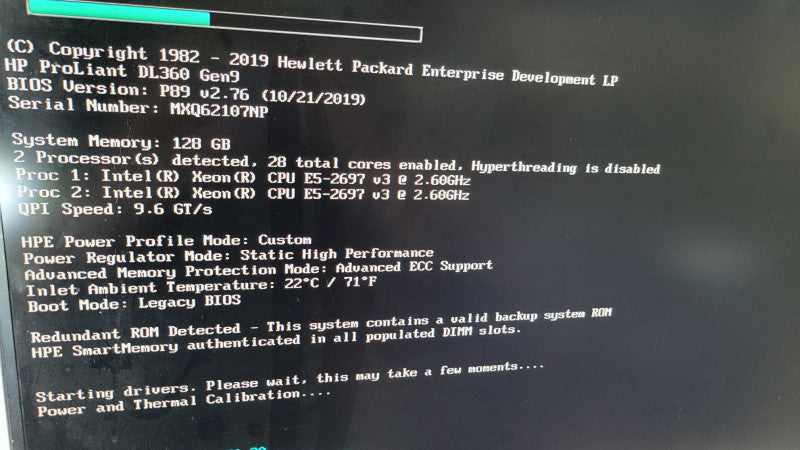HP ProLiant DL360 Gen9 - 2xXeon E5-2697 v3 | 128GB RAM | NO HDD | P440ar %
