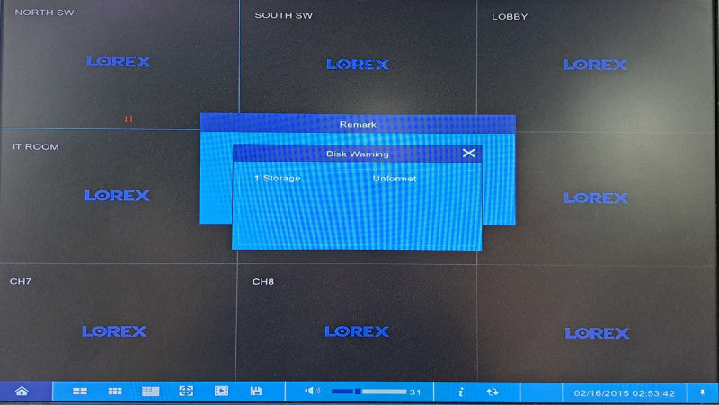Lorex LHA4108-D | 8-Channel 4MP Digital Video Recorder | 2TB HDD *READ*