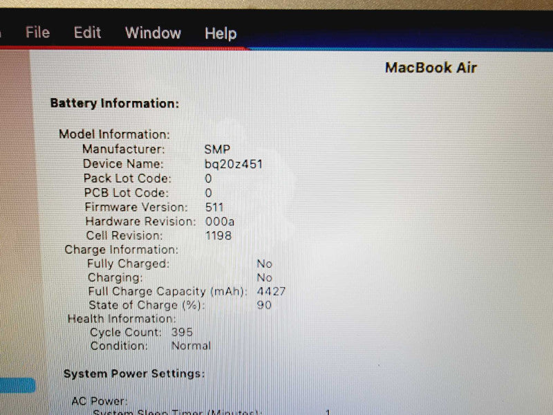 Apple Macbook Air 2014 11\\" Core i5-4260U @ 1.4GHz 4GB DDR3 120GB SSD (