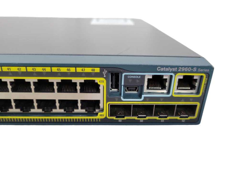 Cisco WS-C2960S-48TS-L 48-Port Gigabit Managed Switch Q!