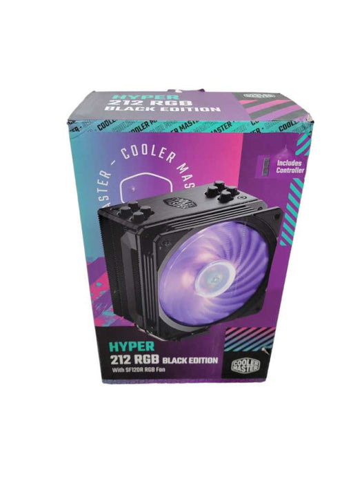 Cooler Master Hyper 212 RGB, Black Edition With SF120R RGB Fan !