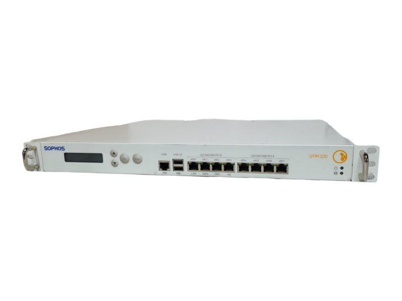 Sophos UTM 220 8-Port Firewall Gateway Network Switch, READ