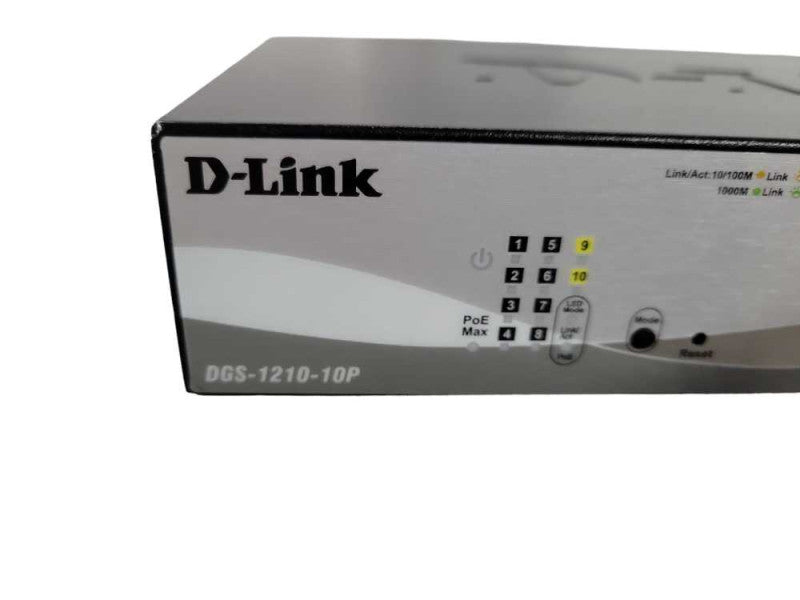D-Link DGS-1210-10P, 10-Port Web Smart Managed Gigabit PoE Switch !