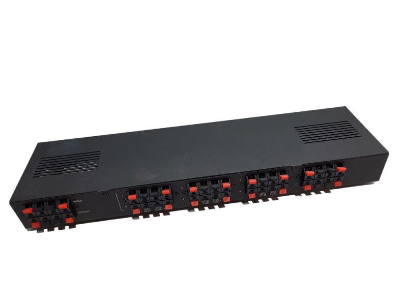 UltraLink TS8 Eight Zone Speaker Selector Box with Ohm Protection 8 P &