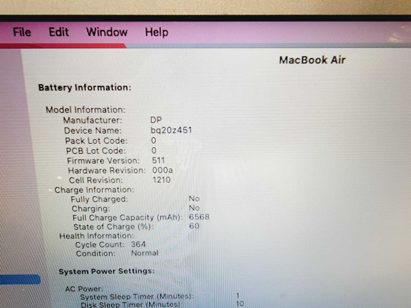 Apple Macbook Air 2017 13\\" Core i5-5350U @ 1.8GHz 8GB DDR3 500GB SSD [Read] (