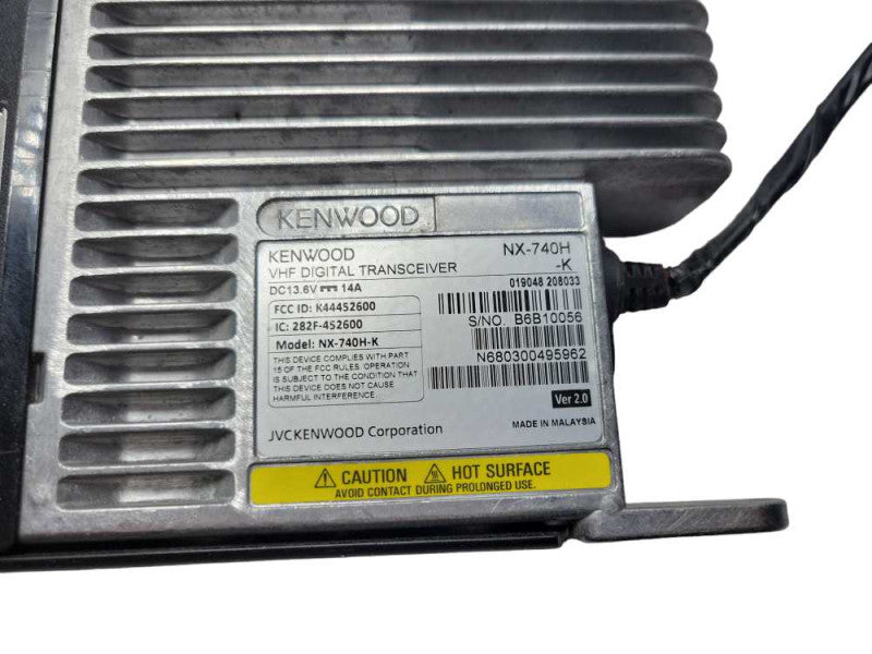 Kenwood NX-740H-K VHF Digital Transceiver Radio only, READ Q_