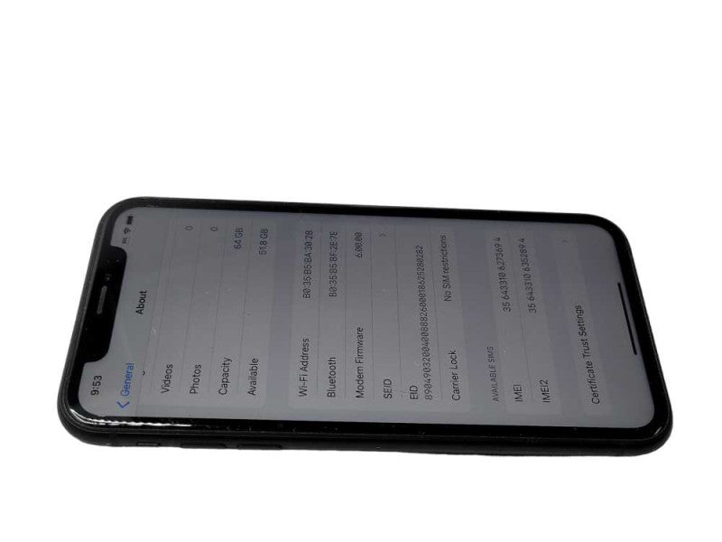 Apple iPhone XR 64GB UNLOCKED, read _
