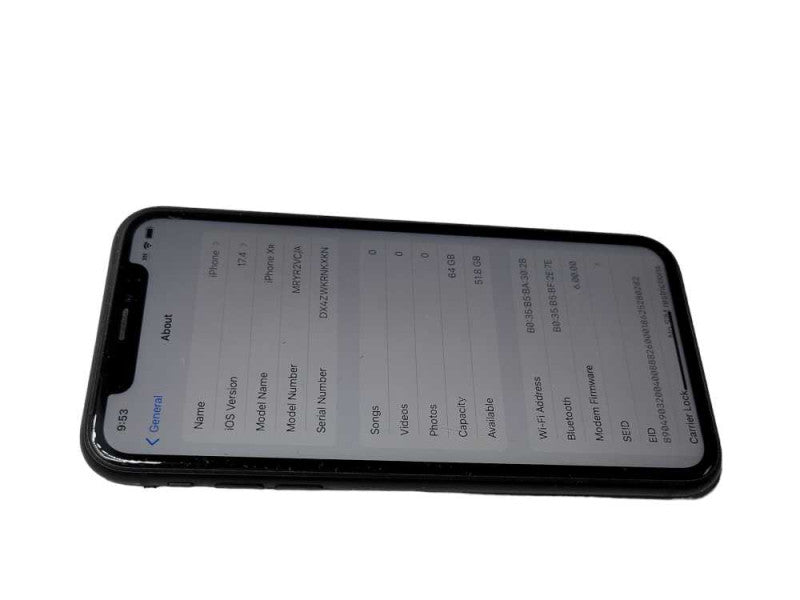 Apple iPhone XR 64GB UNLOCKED, read _