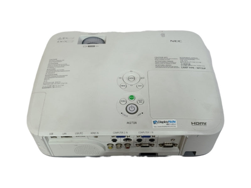 NEC NP-M271X 3LCD Projector 2700 Lumens HD 1080p HDMI, Lamp Hour: 1817hrs