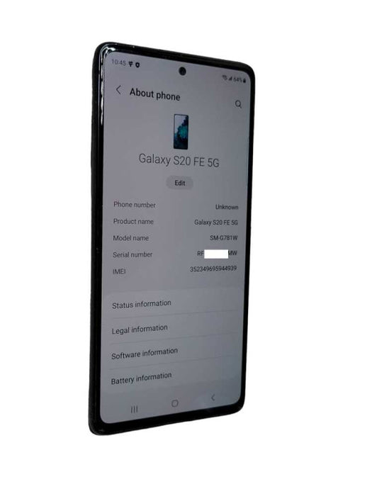 Samsung Galaxy S20 FE 5G 128GB UNLOCKED, READ _
