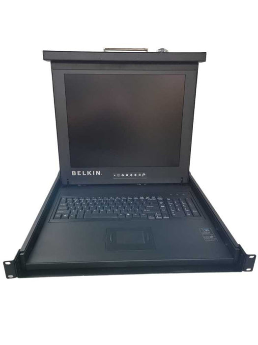 Belkin F1DC101P-SR 17\\" Inch Server Mounting LCD Rack Console !
