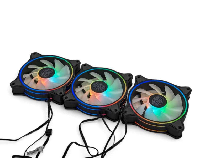 CoolerMaster MasterFan MF120 HALO ARGB Duo-Ring 120mm case fans  -