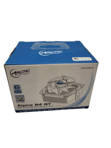 ARCTIC Alpine 64 GT AMD CPU Cooler for AMD Socket, AM3, AM2+, AM2, 939, 754 Q!