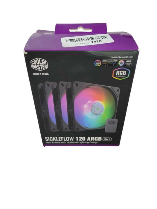 Cooler Master SickleFlow 120 V2 Addressable RGB 3 in 1 Square Frame Fan !
