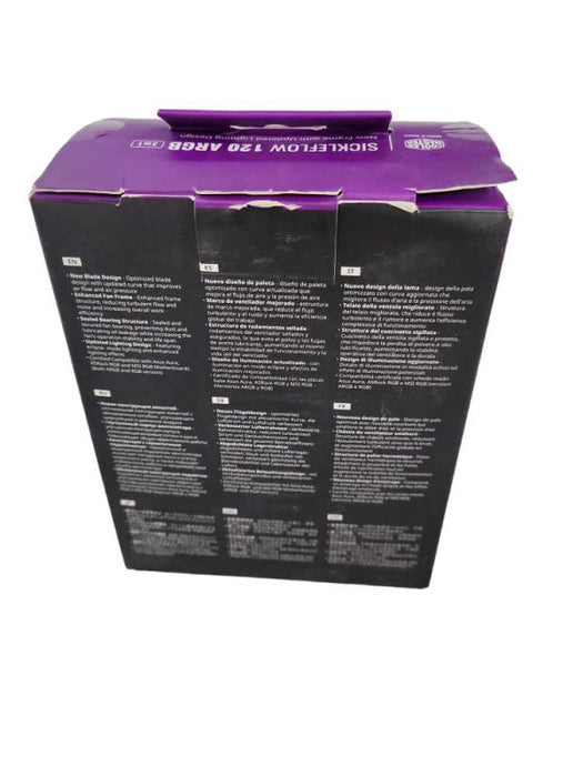 Cooler Master SickleFlow 120 V2 Addressable RGB 3 in 1 Square Frame Fan !