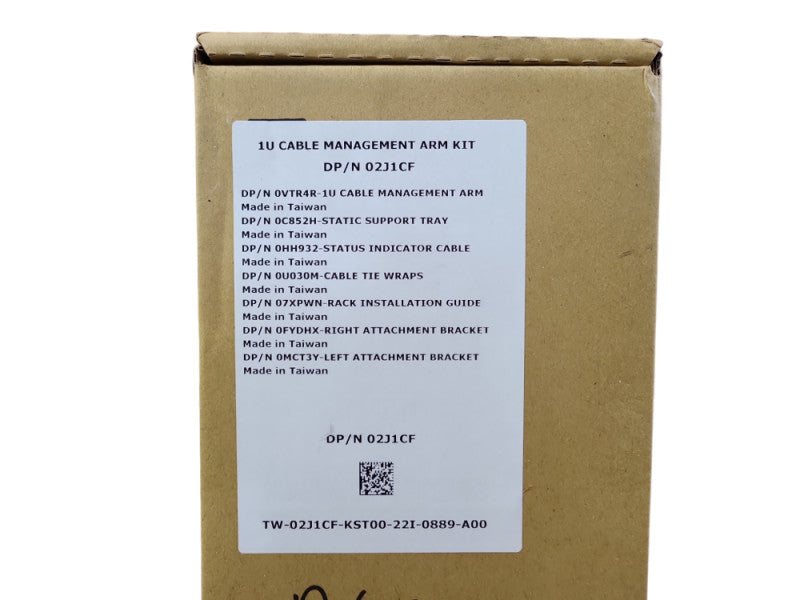*New Open Box* DELL 1U CABLE MANAGEMENT ARM KIT - DP/N 02J1CF