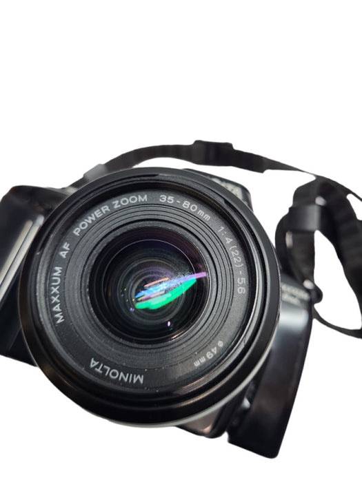 Vintage MINOLTA MAXXUM 3 xi SLR Camera 35mm w AF Zoom 35-70mm Lens w/ Strap &