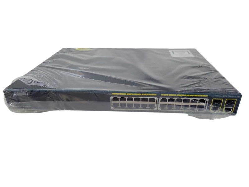 Cisco WS-C2960+24PC-L 24 Port PoE Ethernet Network Switch !