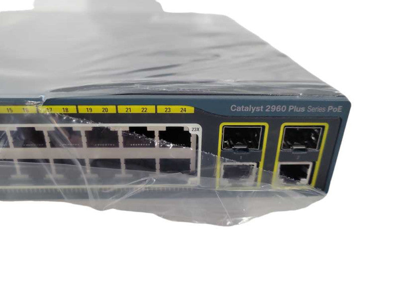 Cisco WS-C2960+24PC-L 24 Port PoE Ethernet Network Switch !