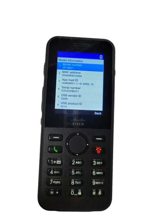 Cisco CP-8821 Wireless VOIP IP Phone Q_
