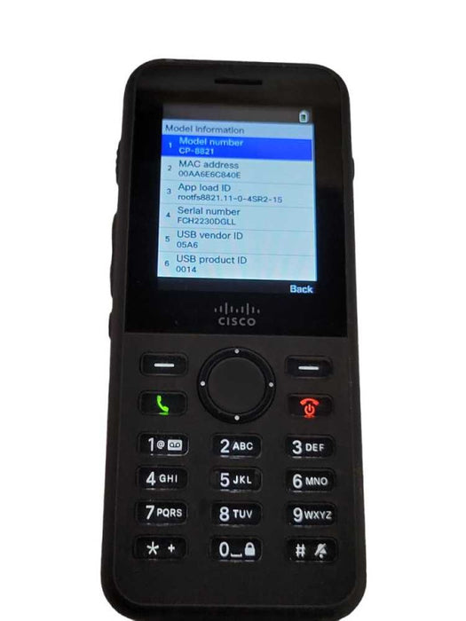 Cisco CP-8821 Wireless VOIP IP Phone Q_