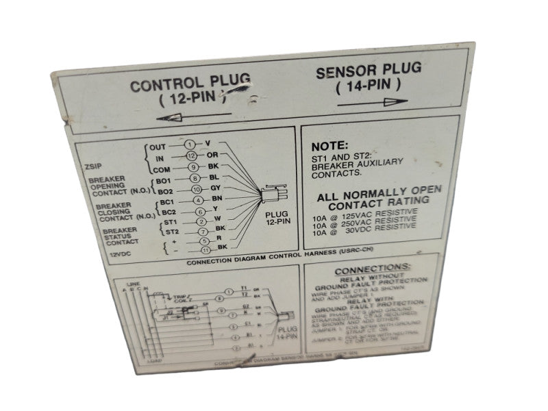 FEDERAL PIONEER  OVERCURRENT RELAY USRC &
