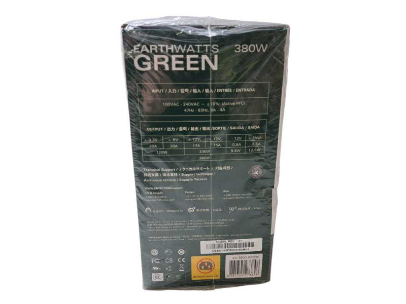 NEW | Antec EA-380D | 380W Green Desktop Power Supply | EarthWatts EA380D