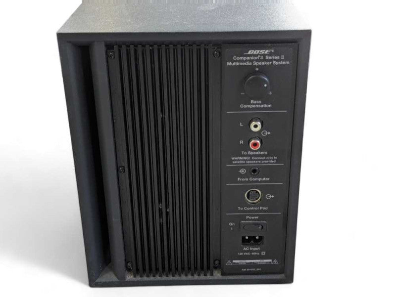 BOSE Companion 3 Series II Multimedia Speaker System  -