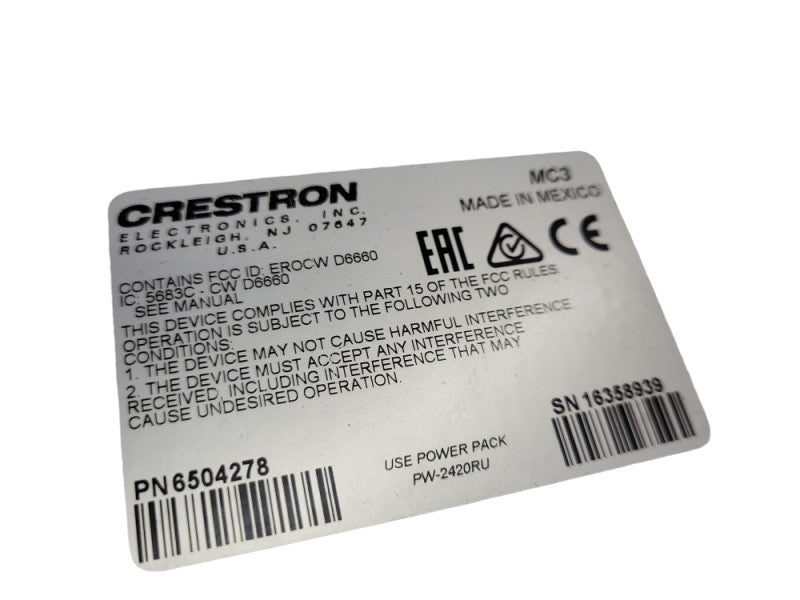 Crestron MC3 3-Series Control System Processor &