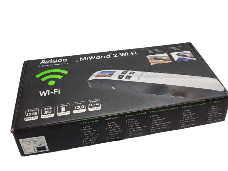 Avision MiWand2  Wi-Fi Handheld Scanner &