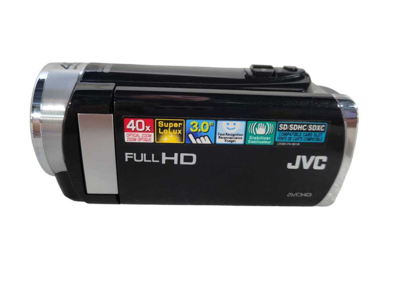 JVC GZ-E200BU AVCHD 40x Zoom Handheld Full HD Video Camcorder Read !
