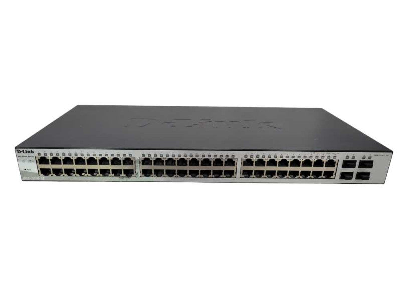 D-Link DGS-1210-52 Ethernet 48-Port Gigabit Smart Rackmount Network Switch !